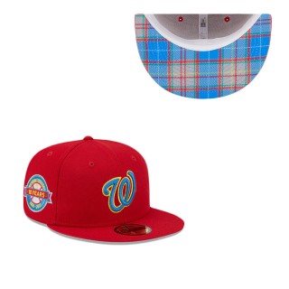 Washington Nationals State Tartan 59FIFTY Fitted Hat
