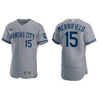 Whit Merrifield Kansas City Royals Gray 2022 Authentic Jersey