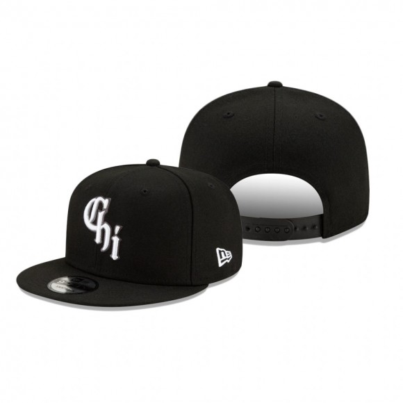 Chicago White Sox Black 2021 City Connect 9FIFTY Snapback Hat