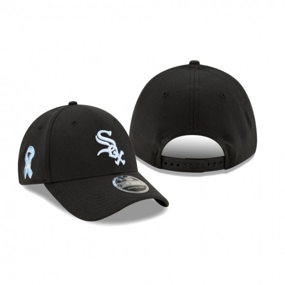 Chicago White Sox Black 2021 Father's Day 9FORTY Adjustable Hat