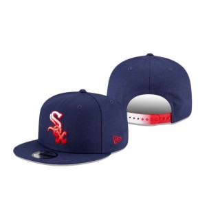 Chicago White Sox Navy Americana Fade 9FIFTY Snapback Hat
