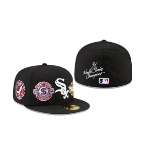 White Sox World Champions 59FIFTY Fitted Black Hat