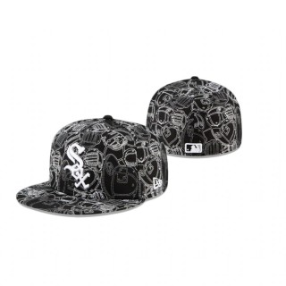 White Sox Black Cap Chaos 59FIFTY Fitted Hat