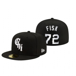 White Sox Carlton Fisk Black 2021 City Connect Hat