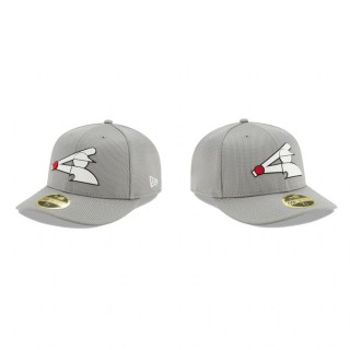 White Sox Clubhouse Gray Low Profile 59FIFTY Fitted Hat
