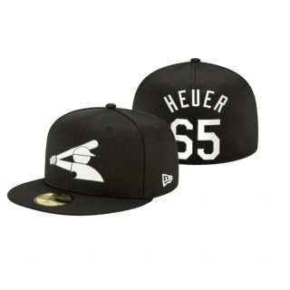 White Sox Codi Heuer Black 2021 Clubhouse Hat