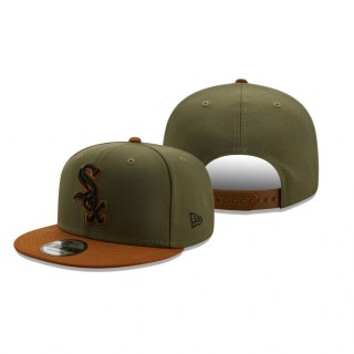 Chicago White Sox Olive Brown Color Pack 2-Tone 9FIFTY Snapback Hat