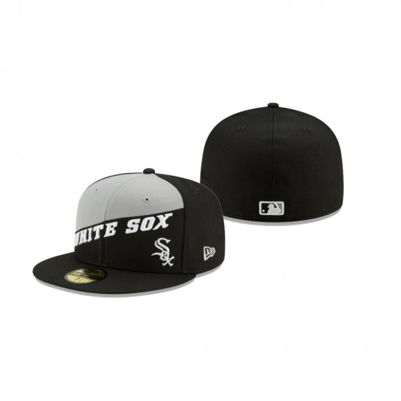 White Sox Color Split Black 59FIFTY Fitted Hat