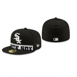 White Sox Black Dual Spirit 59FIFTY Fitted Hat