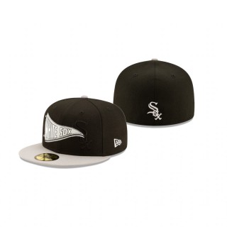 White Sox Black Flag 59FIFTY Fitted Hat