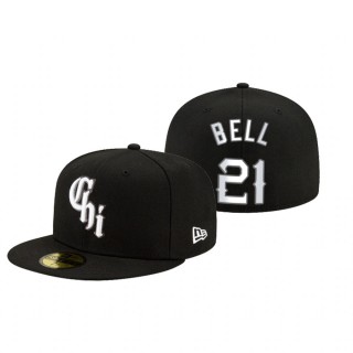 White Sox George Bell Black 2021 City Connect Hat