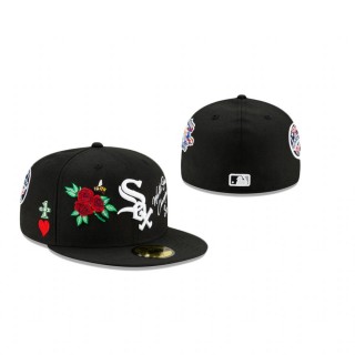 White Sox Black Icon 59FIFTY Fitted Hat