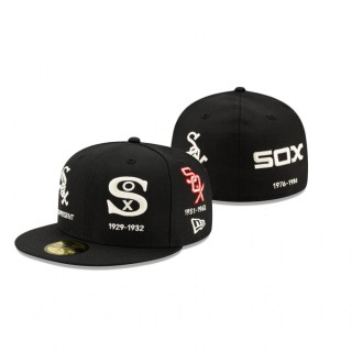 White Sox Black Logo Progression Hat