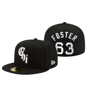 White Sox Matt Foster Black 2021 City Connect Hat