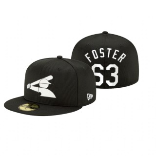 White Sox Matt Foster Black 2021 Clubhouse Hat