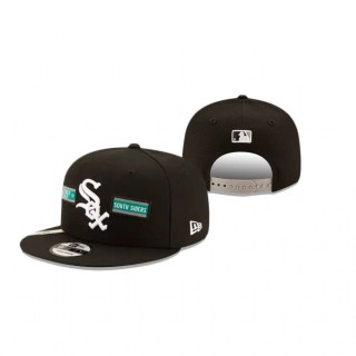 Chicago White Sox Black Reflective 9Fifty Snapback Hat