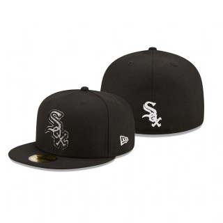 White Sox Black Scored 59FIFTY Fitted Hat