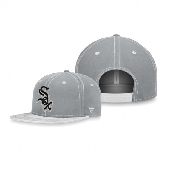 Chicago White Sox Navy White Sport Resort Snapback Hat