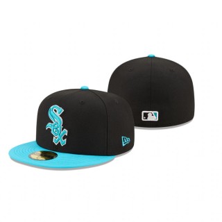 White Sox Black Blue Spring Two-Tone 59FIFTY Fitted Hat