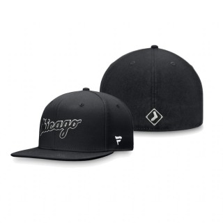 Chicago White Sox Black Team Core Fitted Hat