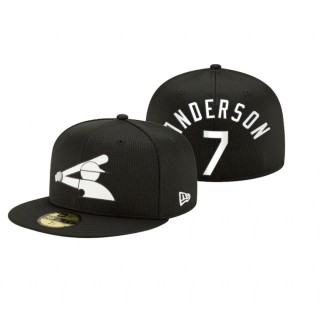 White Sox Tim Anderson Black 2021 Clubhouse Hat