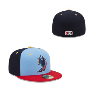 Wichita Wind Surge Navy Red Marvel x Minor League 59FIFTY Fitted Hat