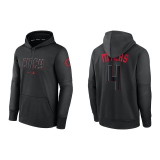 Wil Myers Cincinnati Reds Black 2023 City Connect Pregame Pullover Hoodie