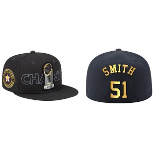 Will Smith Houston Astros Black 2022 World Series Champions Hat