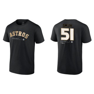 Will Smith Houston Astros Black 2022 World Series Champions T-Shirt