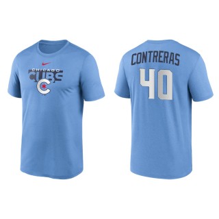 Willson Contreras Chicago Cubs 2022 City Connect Legend T-Shirt Blue