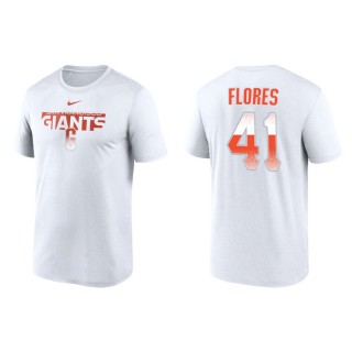 Wilmer Flores San Francisco Giants 2022 City Connect Legend T-Shirt White