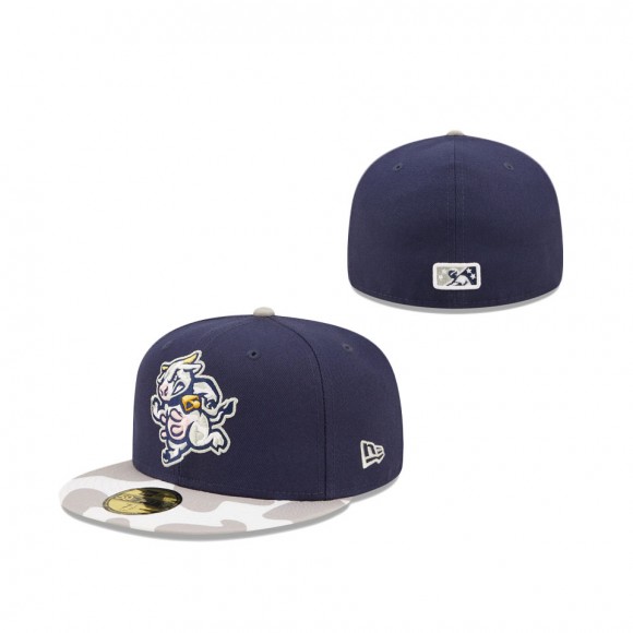 Wisconsin Timber Rattlers Navy Theme Night 59FIFTY Fitted Hat