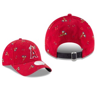 Women's Los Angeles Angels Red Blossom 9TWENTY Adjustable Hat