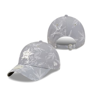 Women's Houston Astros Gray Botanic 9TWENTY Adjustable Hat