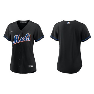 Women's New York Mets Black Alternate Replica Jersey