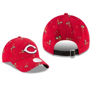 Women's Cincinnati Reds Red Blossom 9TWENTY Adjustable Hat