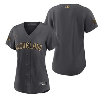 Women's Cleveland Guardians Nike Charcoal 2022 MLB All-Star Game Replica Blank Jersey