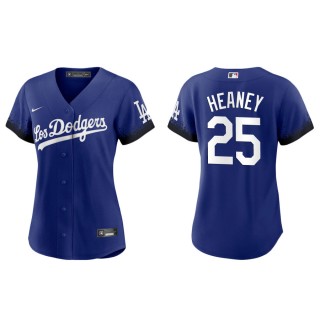 Women's Andrew Heaney Dodgers Royal 2021 City Connect Replica Jersey
