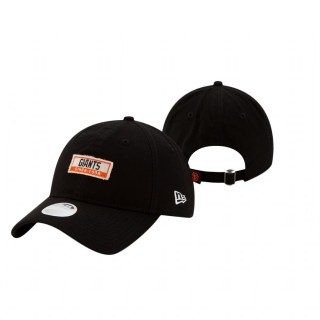 Women's San Francisco Giants Black Since 1958 Patch 9TWENTY Adjustable Hat