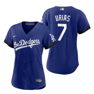 Women's Los Angeles Dodgers Julio Urias Royal 2021 City Connect Replica Jersey