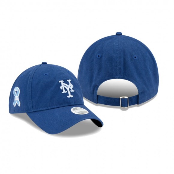 Women's New York Mets Royal 2021 Father's Day 9TWENTY Adjustable Hat