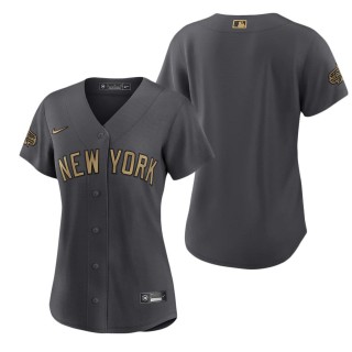 Women's New York Yankees Nike Charcoal 2022 MLB All-Star Game Replica Blank Jersey