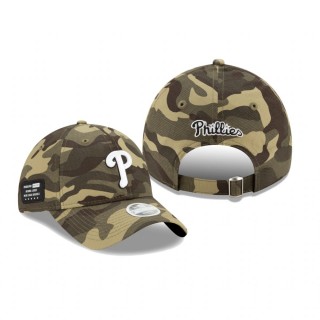 Women's Philadelphia Phillies Camo 2021 Armed Forces Day 9TWENTY Hat