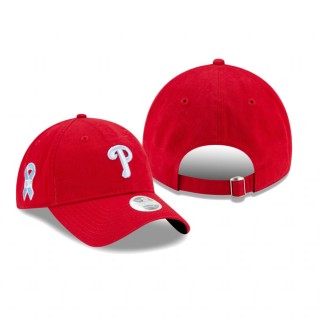 Women's Philadelphia Phillies Red 2021 Father's Day 9TWENTY Adjustable Hat