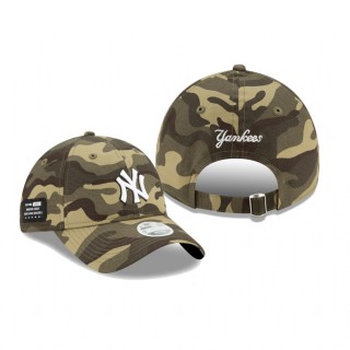 Women's New York Yankees Camo 2021 Armed Forces Day 9TWENTY Hat