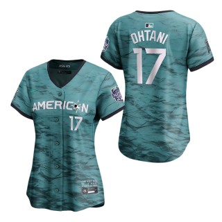 Women's American League Shohei Ohtani Teal 2023 MLB All-Star Game Limited Jersey