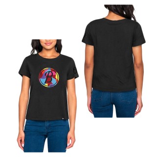 Women's Baltimore Orioles Black 2023 City Connect Cap Logo T-Shirt