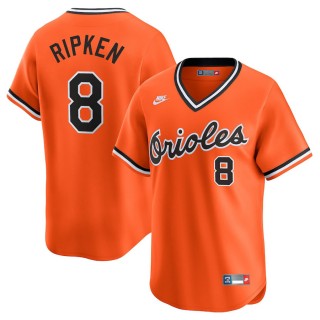 Women's Baltimore Orioles Orange Cal Ripken Jr. Throwback Cooperstown Limited Jersey