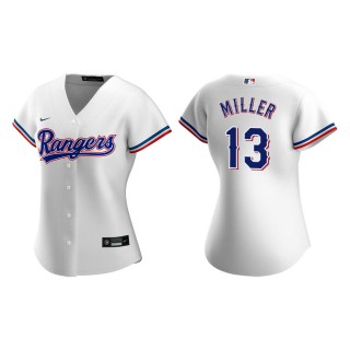Women's Rangers Brad Miller White Replica Jersey
