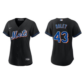 Women's New York Mets Brooks Raley Black Replica Alternate Jersey